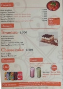 Carte et menu de Grandclément Tandoori à Villeurbanne — Le vindaloo, desserts, boissons et lassi