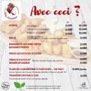 Menu La Caraïbéenne - Acras, pikliz, frites,...