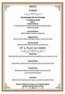 Menu Les Portes De L'Inde - Menu 19.50€