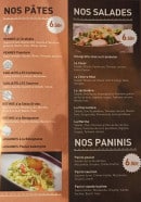 Menu Pizz'amore - Pâtes, salades et paninis 