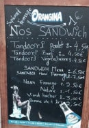 Carte et menu de Royal khan tandoori à Villeurbanne — les sandwiches