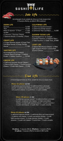 Carte et menu de Sushi Life à Villeurbanne — Solo life et duo life