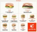 Menu Car Food - Les burgers