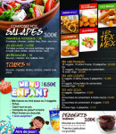 Menu Foolek pizz - Les salades, menu enfant, ...