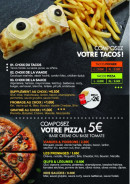 Menu Foolek pizz - Les tacos et pizzas