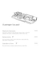 Carte et menu de Tutti italia à Vaulx en Velin — A partager