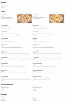 Menu Dubai & Mogador - Les burgers, pizzas, ...