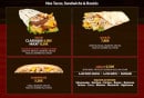 Menu Pizza Hit - Les tacos, sandwiches et roulés