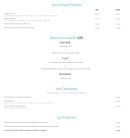 Carte et menu de Brasserie L’instant M à Tassin la Demi Lune — Les entrées froides, classiques et poissons, ...
