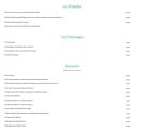 Carte et menu de Brasserie L’instant M à Tassin la Demi Lune — Les viandes, fromages et desserts