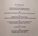 Carte et menu de L'Horloge Gourmande à Tassin la Demi Lune — Le menu horloge