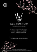 Carte et menu Bebs Asian Food Venissieux