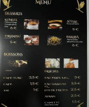 Menu Chez Lale - Les desserts et boissons