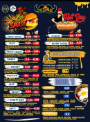 Menu Smach Chez Abé - Les burgers, hot dogs et bowls,...