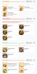 Menu Gold & Roll's - Les chirashis, poke bowls, ...