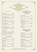 Carte et menu de Indian Garden à Belleville-en-Beaujolais — Les plats