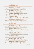 Carte et menu de Le Beaujolais à Belleville-en-Beaujolais — Les entrées