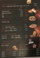 Carte et menu de Viande aux Choix à Belleville-en-Beaujolais — Les burgers, kebabs et sandwichs, ...