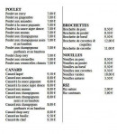 Carte et menu de Le Quai d'Asie à Neuville sur Saone — Poulet, canard et brochettes,...