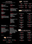 Menu Sushi K - Les formules, makis et california roll,...