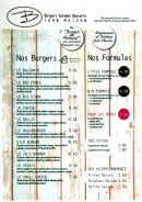 Menu Balzamik - Les burgers et formules