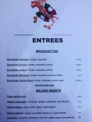 Carte et menu de Il fornello à Caluire et Cuire — Les entrées et salades