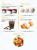 Menu Uncle Thaï - Panna cotta, perle de  coco et tiramisu,...