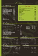 Menu Ô Temps Suspendu - Les boissons 