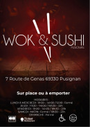 Menu Wok & Sushi - Carte et menu Wok & Sushi
Pusignan