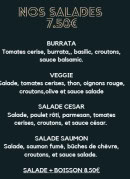 Menu Allora Pizza - SALADES