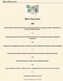 Menu L'atelier du Louvre - Menu découverte