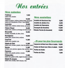Carte et menu de Pizzeria Sauveur à Saint Symphorien d'Ozon — entrées
