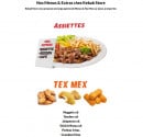 Menu Kebab Store - Assiettes et tex mex