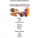 Menu Kebab Store - Desserts et boissons