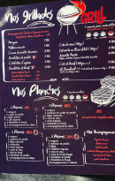 Carte et menu de Le comptoir du grill à Villefranche sur Saone — Les grillades, planches, ...