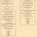 Menu Le Faisan Doré - Le menu affaires, le menu tradition,......