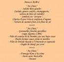 Carte et menu de Le Rive Gauche à Beauregard à Villefranche sur Saone — Menu à 30€