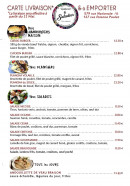 Carte et menu de Le Saladier à Villefranche sur Saone — Hamburgers, planches et salades