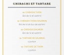 Carte et menu de Sushi Academie à Villefranche sur Saone — Chirashi et tartare