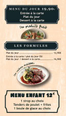 Menu Tandem - Menu du jour, formules et menu enfant