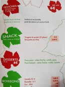 Carte et menu de Beaujolais pizza à Saint Etienne des Oullieres — Quiches, snack, desserts,...