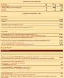 Menu La Braise Gourmande - Les vins suite