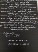 Menu La Belle Etoile - Les pizzas suite