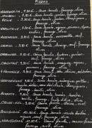 Menu La Belle Etoile - Les pizzas