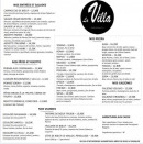 Menu La Villa - La carte