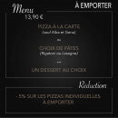 Menu La Villa - Menu à 13;9€