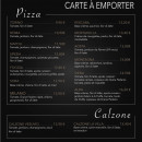 Menu La Villa - Les pizzas et calzones