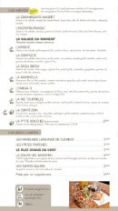 Menu Pauze - Les salades et plats 