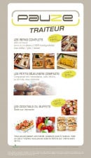 Menu Pauze - Service traiteur 