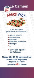 Menu Pizza des 7 chemins - Les informations supplémentaires